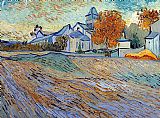 View of the Church of Saint-Paul-de-Mausole by Vincent van Gogh